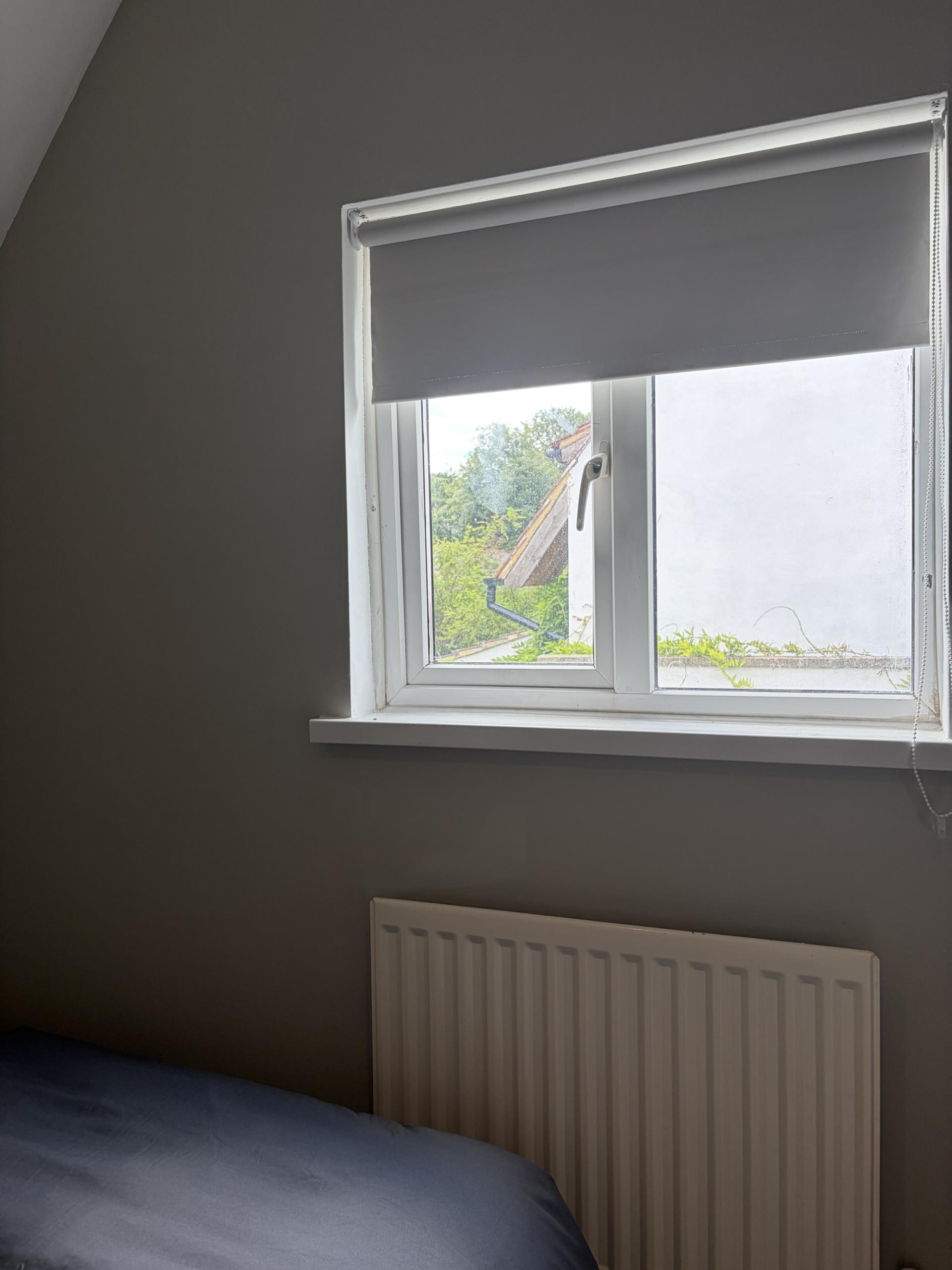 Finished room after interior plastering and render repair, Chorleywood